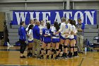 Volleyball vs Emerson  Wheaton College Women's Volleyball vs Emerson College. - Photo by Keith Nordstrom : Wheaton, Volleyball, VB2019